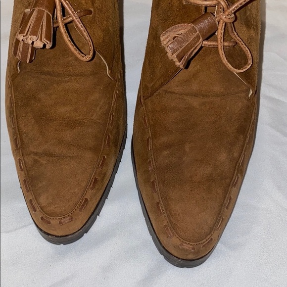 *HOST PICK* VINTAGE GUCCI BOOTIES BROWN SUEDE 7.5 - Picture 11 of 12